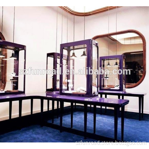 Fashion jewellery display showcase jewerly display cabinet